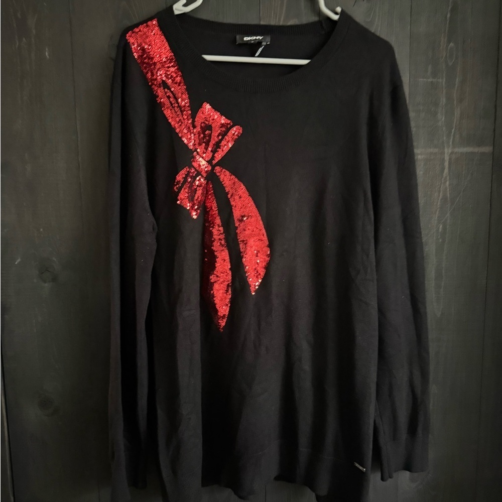 DKNY Black Knit Sweater